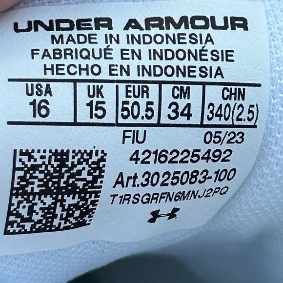 Under Armour Spotlight Franchise 2.0 RM Football Cleats – Men’s Size 16 – New - Picture 9 of 14